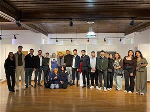 Resim Bölümü Öğrencimiz Zeynep Rüzgar, 'Nazenin' İsimli Kişisel Resim Sergisini Gerçekleştirdi.